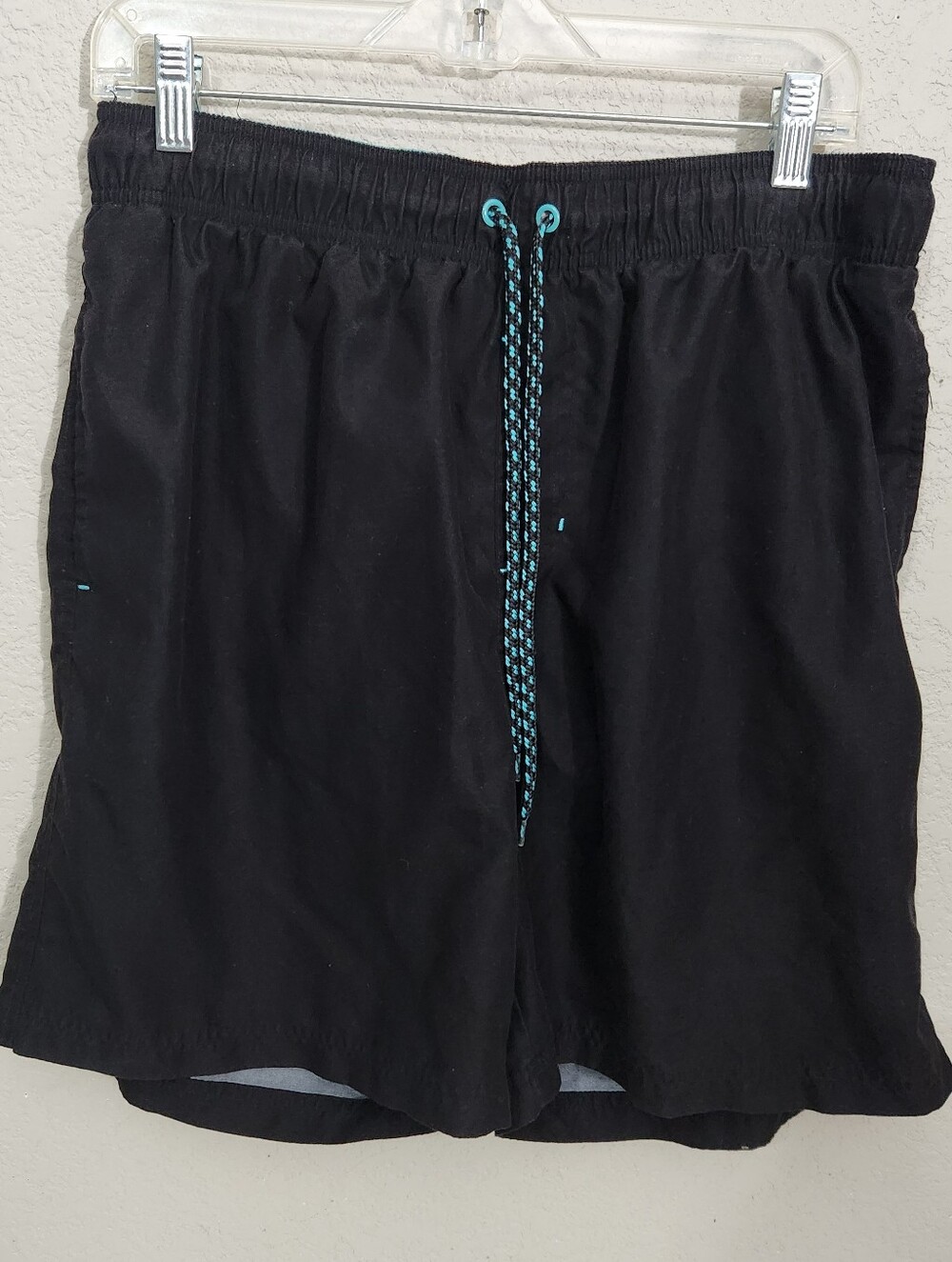 George Swim Trunksn Turquoise Black Large